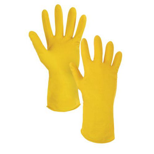 Latexové rukavice CXS, žluté