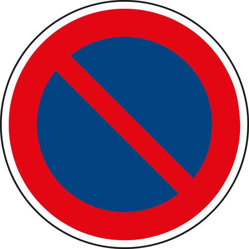 Dopravní značka Zákaz stání (B29)