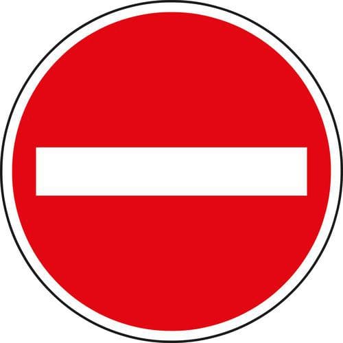 Dopravní značka Zákaz vjezdu všech vozidel (B2)