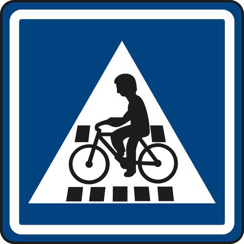 Dopravní značka Přejezd pro cyklisty (IP7)