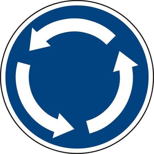 Dopravní značka Kruhový objezd (C1)