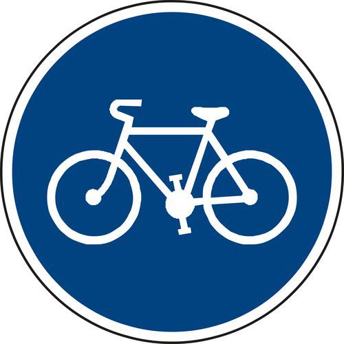 Dopravní značka Stezka pro cyklisty (C8a)