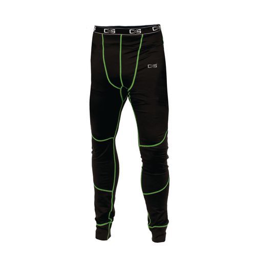 Pánské termo kalhoty CXS, černé/zelené