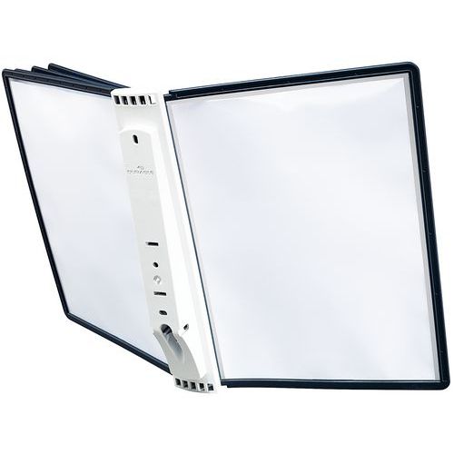 Nástěnné držáky na dokumenty Sherpa, černé kapsy - Durable