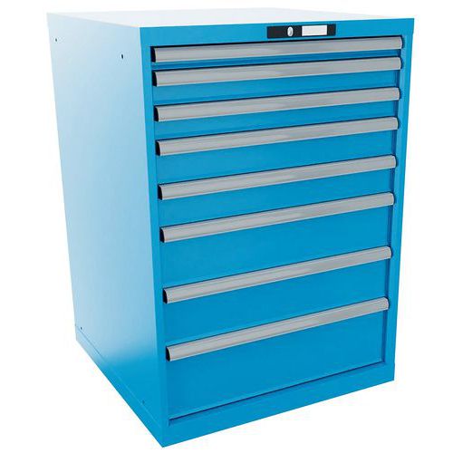 Dílenské zásuvkové skříně LISTA, nosnost 75 až 200 kg, 717x725 mm