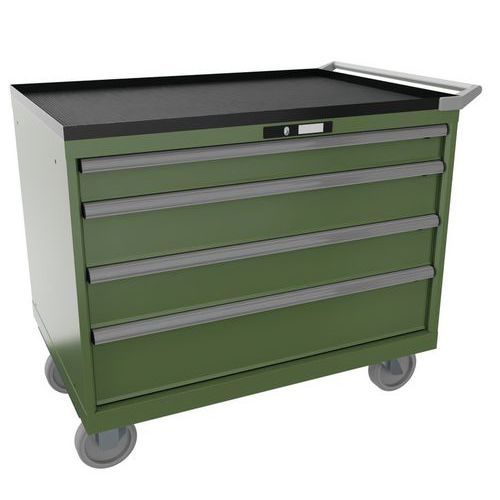 Dílenské zásuvkové skříně Lista, 4, 5 a 6 zásuvek, 1023x572x962 mm