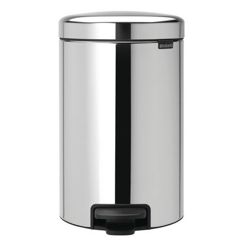 Odpadkový koš s nožním pedálem NewIcon 12 l s kovovou vložkou – Brabantia Odpadkový koš s nožním pedálem NewIcon 12 l s kovovou vložkou – Brabantia
