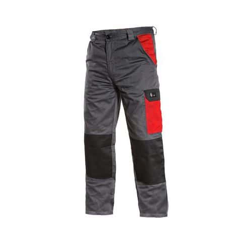 Pánské kalhoty PHOENIX CEFEUS, šedo-červené
