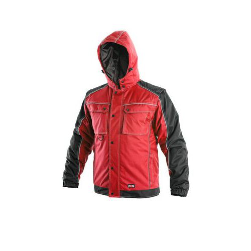 Pánská zimní bunda IRVINE, červeno-černá