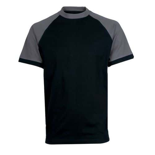 Tričko s krátkým rukávem OLIVER, černo-šedé