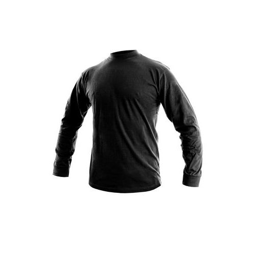 Pánské tričko s dlouhým rukávem CXS, černé