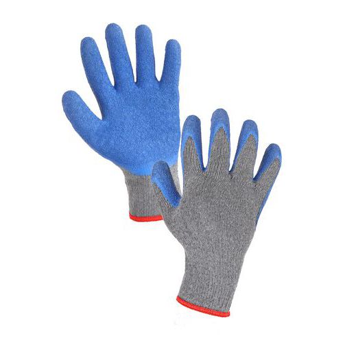 Povrstvené rukavice COLCA, šedo-modré