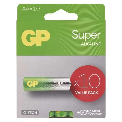 Alkalická baterie GP Super LR6 (AA) fólie