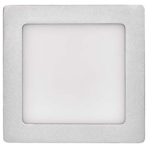 LED panel 174×174, přisazený stříbrný, 12W neutrální bílá