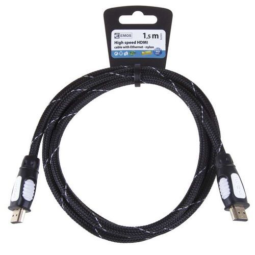HDMI 1.4 high speed kabel eth.A vidlice-A vidlice 1,5m nylon