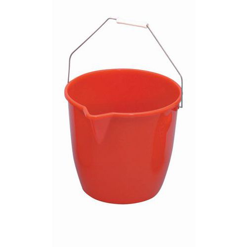 Plastové kbelíky Manutan Expert s výlevkou, 12 l