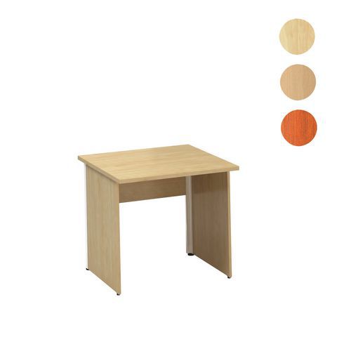 Kancelářské stoly Alfa 100, 80 x 80 x 73,5 cm, rovné provedení