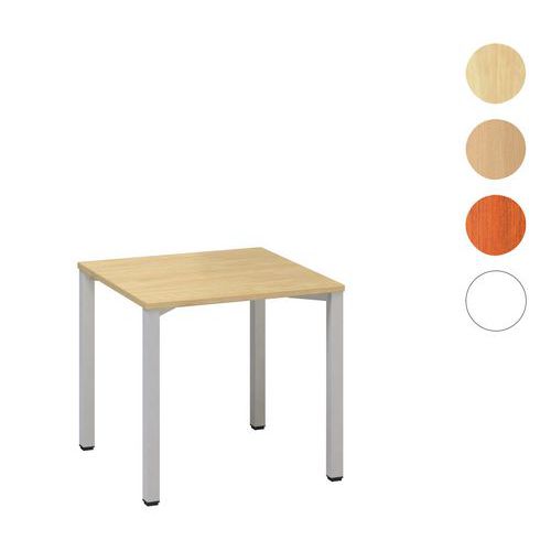 Rovné kancelářské stoly Alfa 200, 80 x 80 x 74,2 cm, rovné provedení