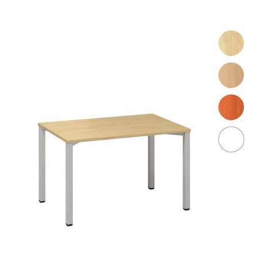 Rovné kancelářské stoly Alfa 200, 120 x 80 x 74,2 cm, rovné provedení