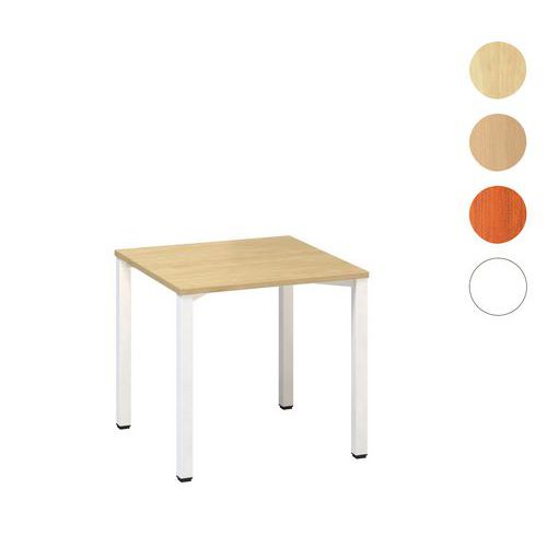 Rovné kancelářské stoly Alfa 200, 80 x 80 x 74,2 cm, rovné provedení