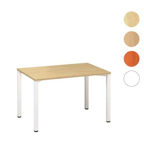 Rovné kancelářské stoly Alfa 200, 120 x 80 x 74,2 cm, rovné provedení