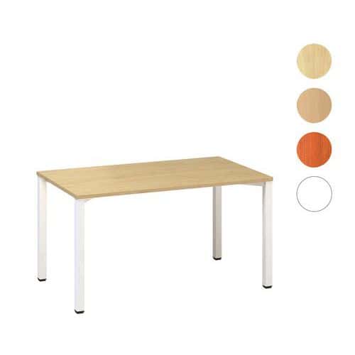 Rovné kancelářské stoly Alfa 200, 140 x 80 x 74,2 cm, rovné provedení