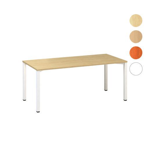Rovné kancelářské stoly Alfa 200, 180 x 80 x 74,2 cm, rovné provedení