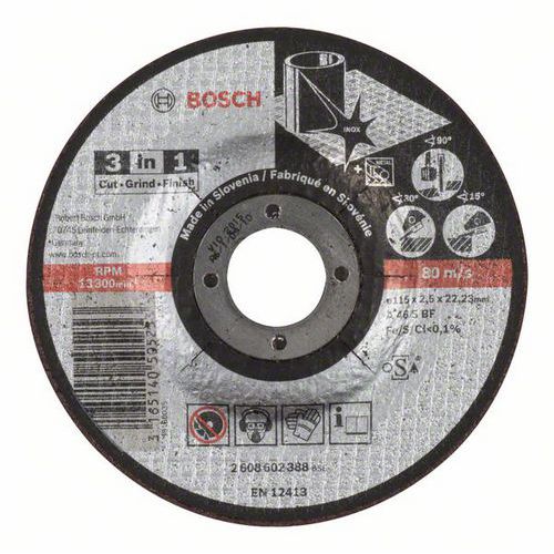Bosch - Řezné kotouče 3 v 1