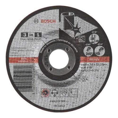 Bosch - Řezné kotouče 3 v 1 Bosch - Řezné kotouče 3 v 1