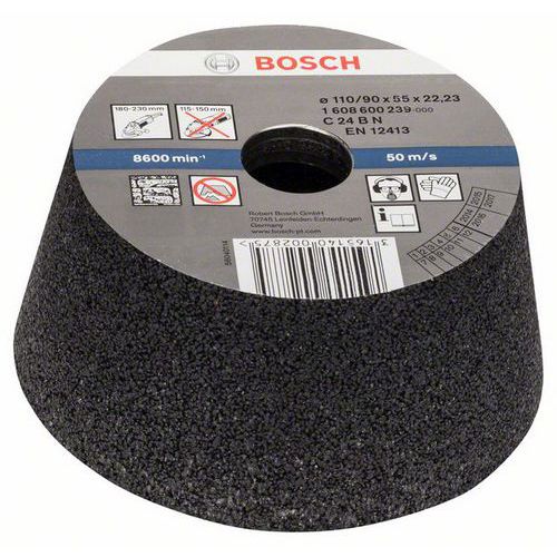 Bosch - Brusné hrnece kónické - kámen, beton s pojivem ze syntetické pryskyřice