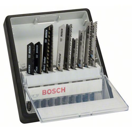 Bosch - 10dílná sada pilových plátků Robust Line Top Expert
