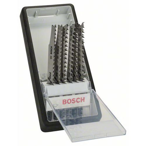 Bosch - 6dílná sada pilových plátků Robust Line Wood Expert, se stopkou T