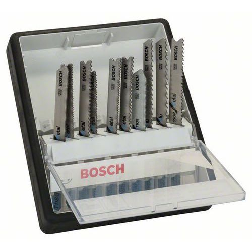 Bosch - 10dílná sada pilových plátků Robust Line Metal Expert