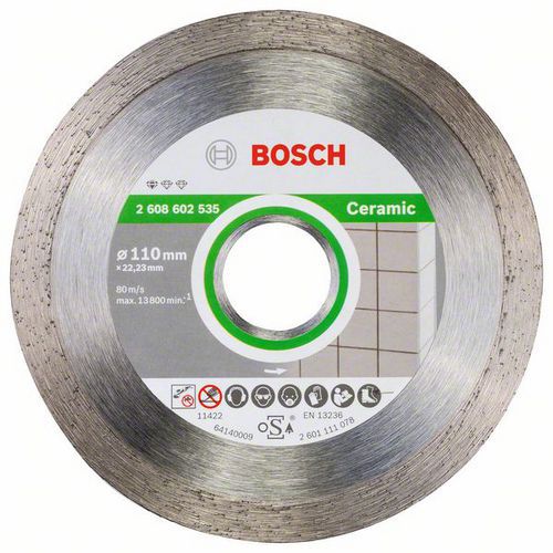 Bosch - Diamantové řezné kotouče Standard for Ceramic pro úhlové brusky