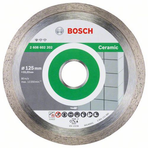 Bosch - Diamantové řezné kotouče Standard for Ceramic pro úhlové brusky