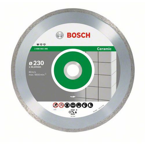 Bosch - Diamantové řezné kotouče Standard for Ceramic pro úhlové brusky