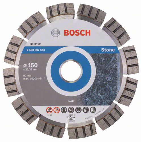 Bosch - Diamantové řezné kotouče Best for Stone pro úhlové brusky