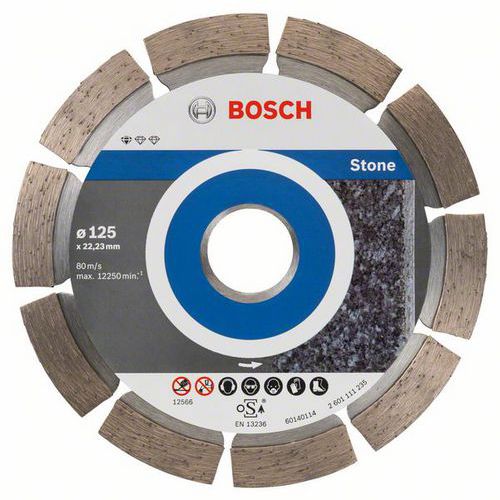 Bosch - Diamantové řezné kotouče Standard for Stone pro úhlové brusky