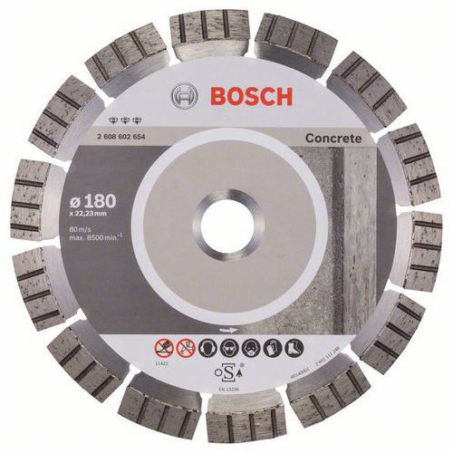 Bosch - Diamantové řezné kotouče Best for Concrete pro úhlové brusky