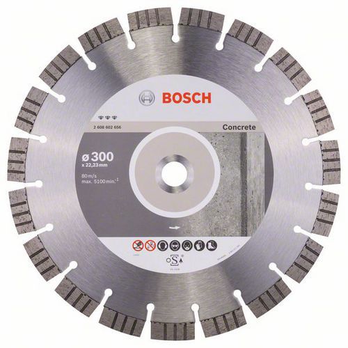 Bosch - Diamantové řezné kotouče Best for Concrete pro úhlové brusky
