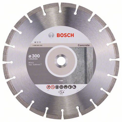 Bosch - Diamantové řezné kotouče Standard for Concrete pro úhlové brusky