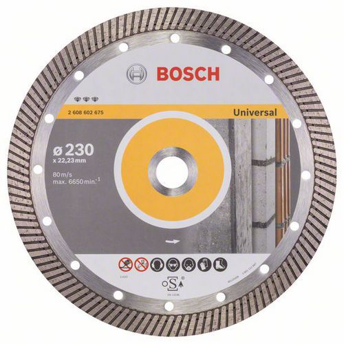 Bosch - Diamantové řezné kotouče Best for Universal Turbo pro úhlové brusky