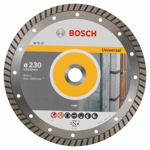 Bosch - Diamantové řezné kotouče Standard for Universal Turbo pro úhlové brusky