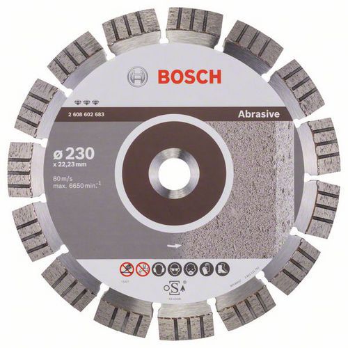 Bosch - Diamantové řezné kotouče Best for Abrasive pro úhlové brusky