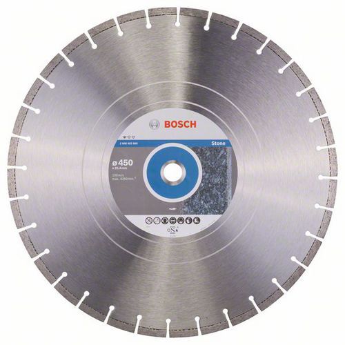 Bosch - Diamantové řezné kotouče Standard for Stone pro stolní a benzinové pily