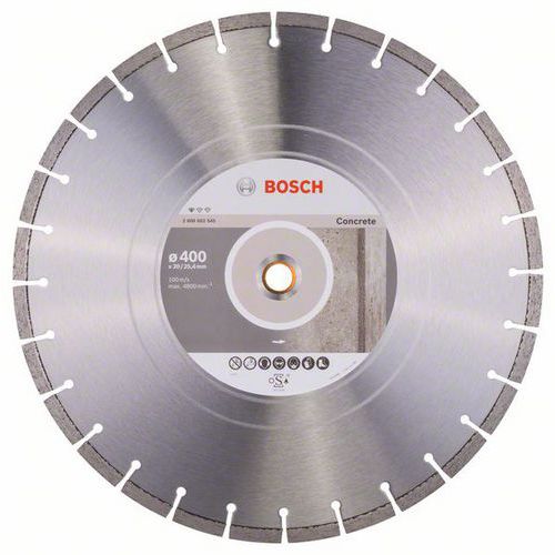 Bosch - Diamantové řezné kotouče Standard for Concrete pro stolní a benzinové pily