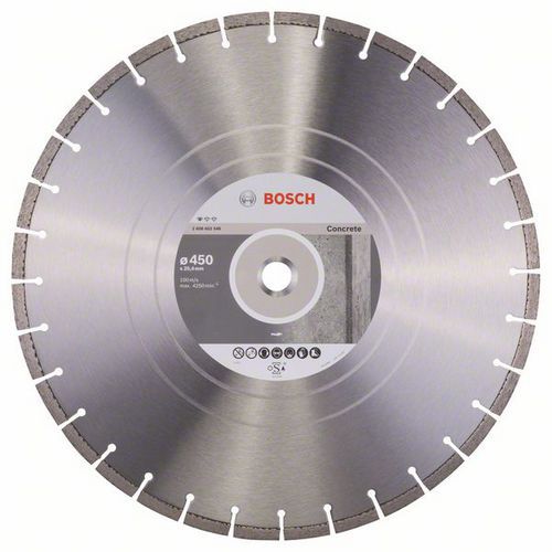 Bosch - Diamantové řezné kotouče Standard for Concrete pro stolní a benzinové pily