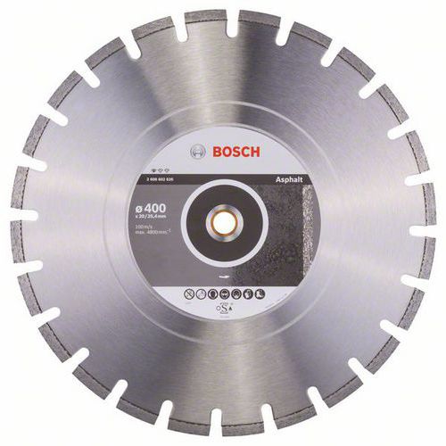 Bosch - Diamantové řezné kotouče Standard for Asphalt  pro stolní a benzinové pily