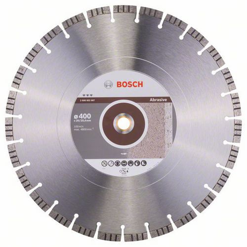 Bosch - Diamantové řezné kotouče Best for Abrasive  pro stolní a benzinové pily