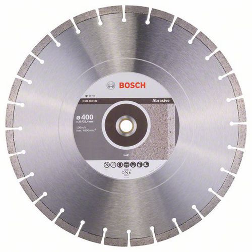 Bosch - Diamantové řezné kotouče Standard for Abrasive pro stolní a benzinové pily